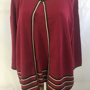 Alfred Dunner Maroon Sweater